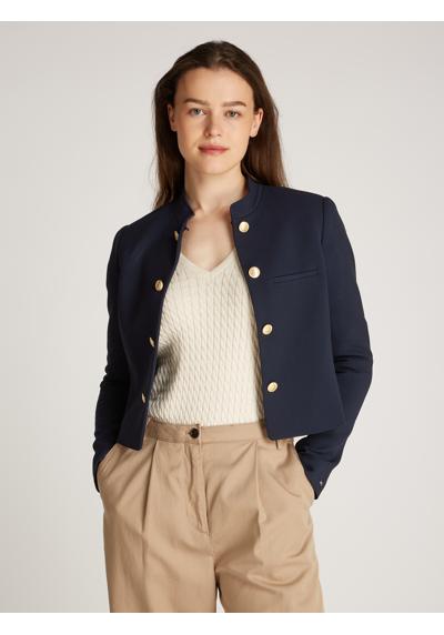 Короткий пиджак с золотистыми пуговицами PUNTO SHORT SB BLAZER JACKET