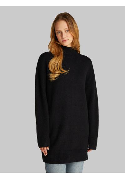 Платье из джерси с вышивкой логотипа FLUFFY YARN LOOSE SWEATER DRESS