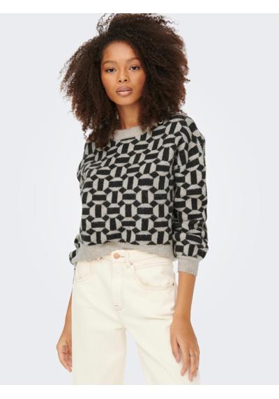 Свитер с круглым вырезом ONLGEO LIFE L/S PULLOVER KNT