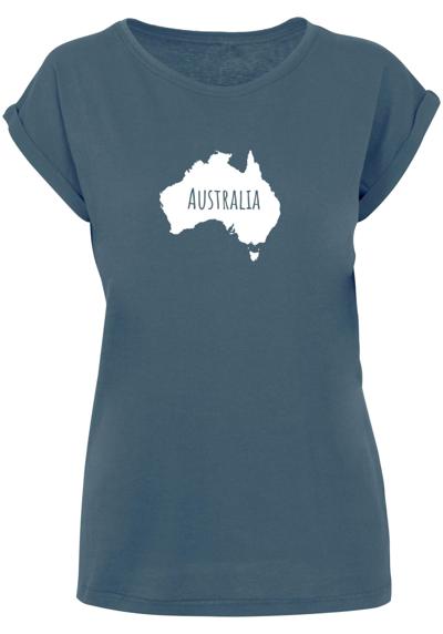 футболка Damen Ladies Australia X Extended Shoulder Tee