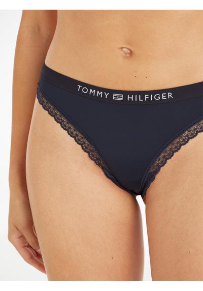 Трусы с фирменным лейблом Tommy Hilfiger THONG