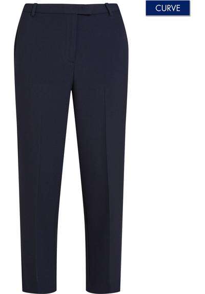 Тканые брюки больших размеров с вышивкой логотипа. CRV PUNTO SLIM STRAIGHT PANT