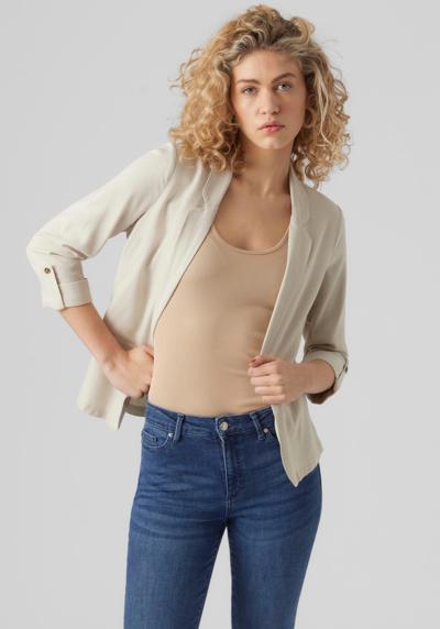 Короткий пиджак из льна VMJESMILO 3/4 LOOSE BLAZER WVN GA NOOS