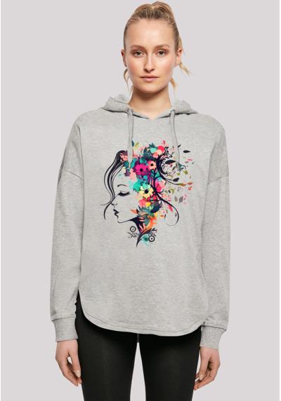 Толстовка с капюшоном Silhouette Bunte Blumen