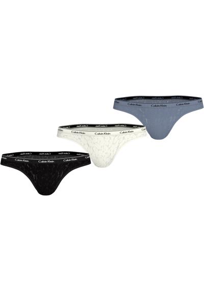 Бразильские трусы 3 PACK BRAZILIAN (LOW-RISE)