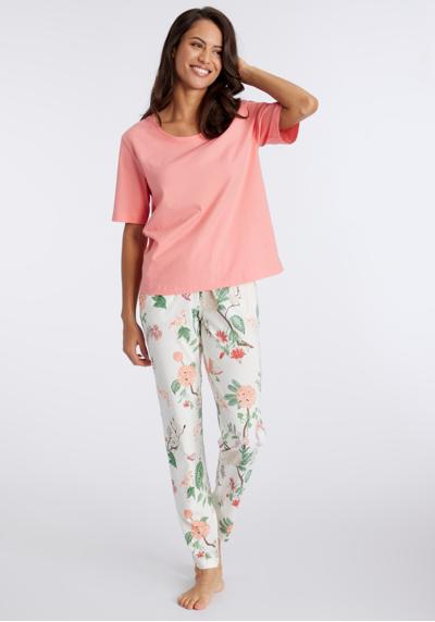 Пижамы (2 шт.) с элегантным цветочным узором.