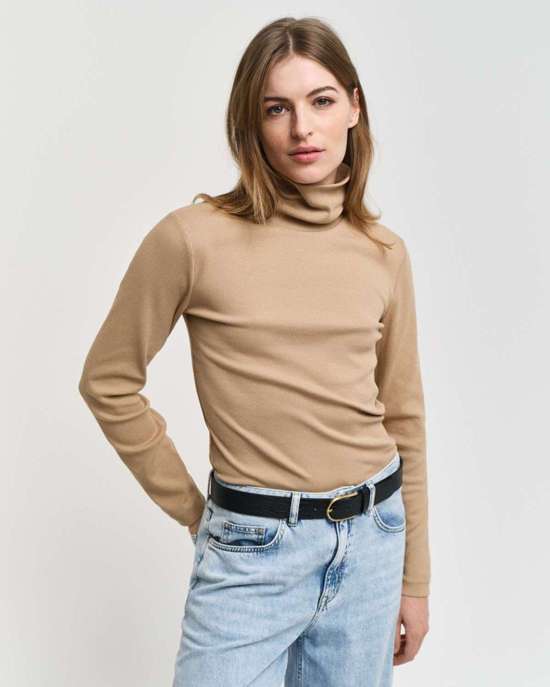Свитер с высоким воротником SLIM RIB TURTLENECK