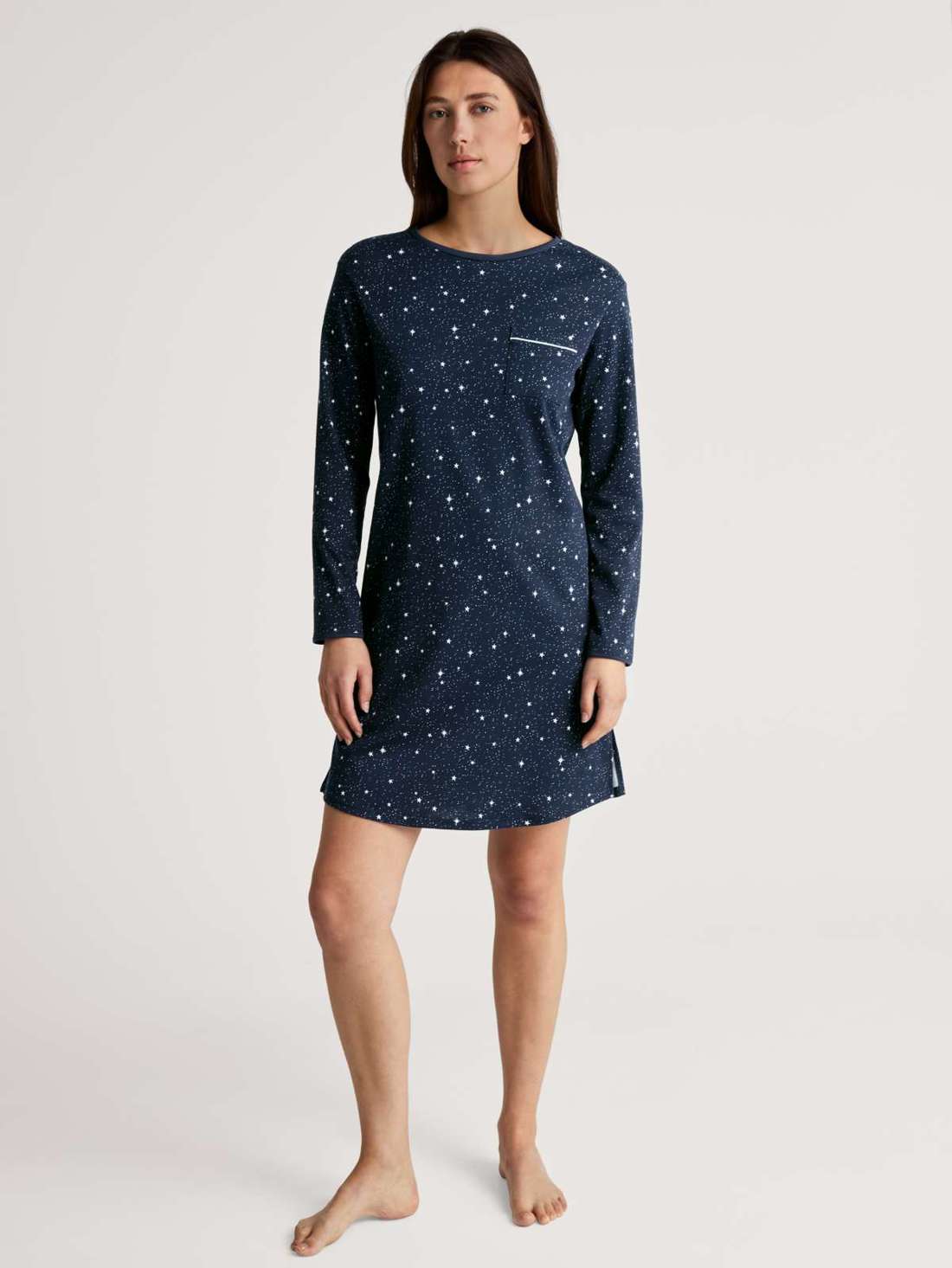 Ночная рубашка с накладным нагрудным карманом с окантовкой Sweet Dreams