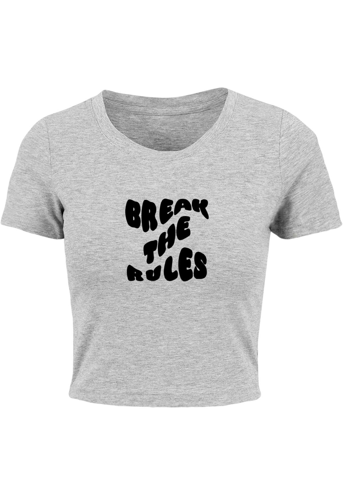 футболка »Damen Ladies Break The Rules Cropped Tee«