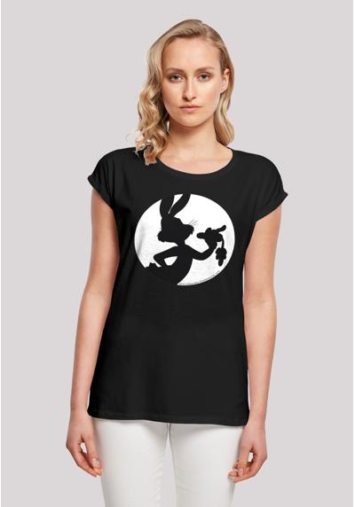 футболка Looney Tunes Bugs Bunny Silhouette Breast Print