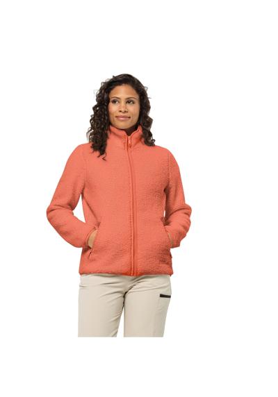 Флисовая куртка с карманами HIGH CURL JACKET W