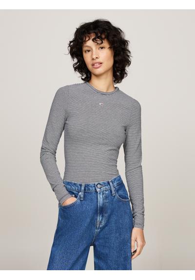 Рубашка с длинными рукавами в рубчик »TJW SLIM STRIPE ESSENTIAL RIB LS«