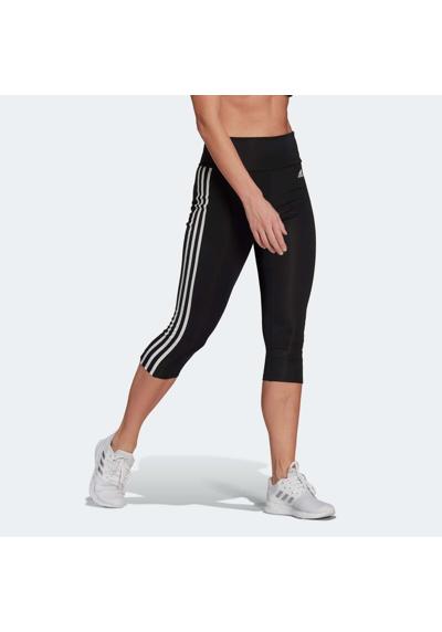 Тренировочные колготки DESIGNED TO MOVE HIGH-RISE 3-STREIFEN SPORT 3/4-TIGHT