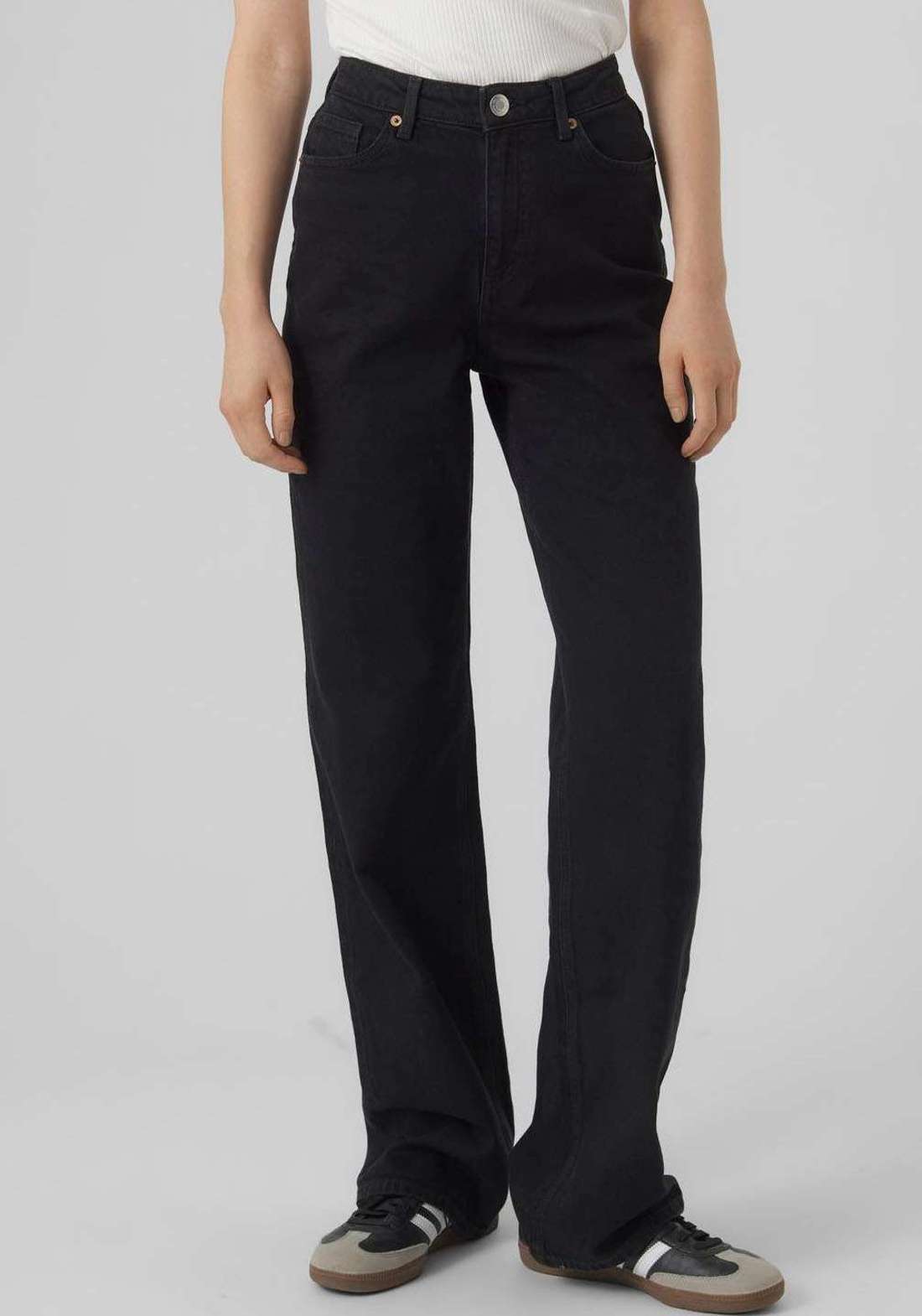 Джинсы с высокой талией VMTESSA HR WIDE JEANS RA118 GA NOOS