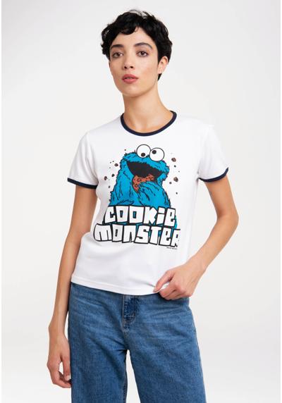 Футболка с лицензионным принтом Sesamstrasse - Krümelmonster