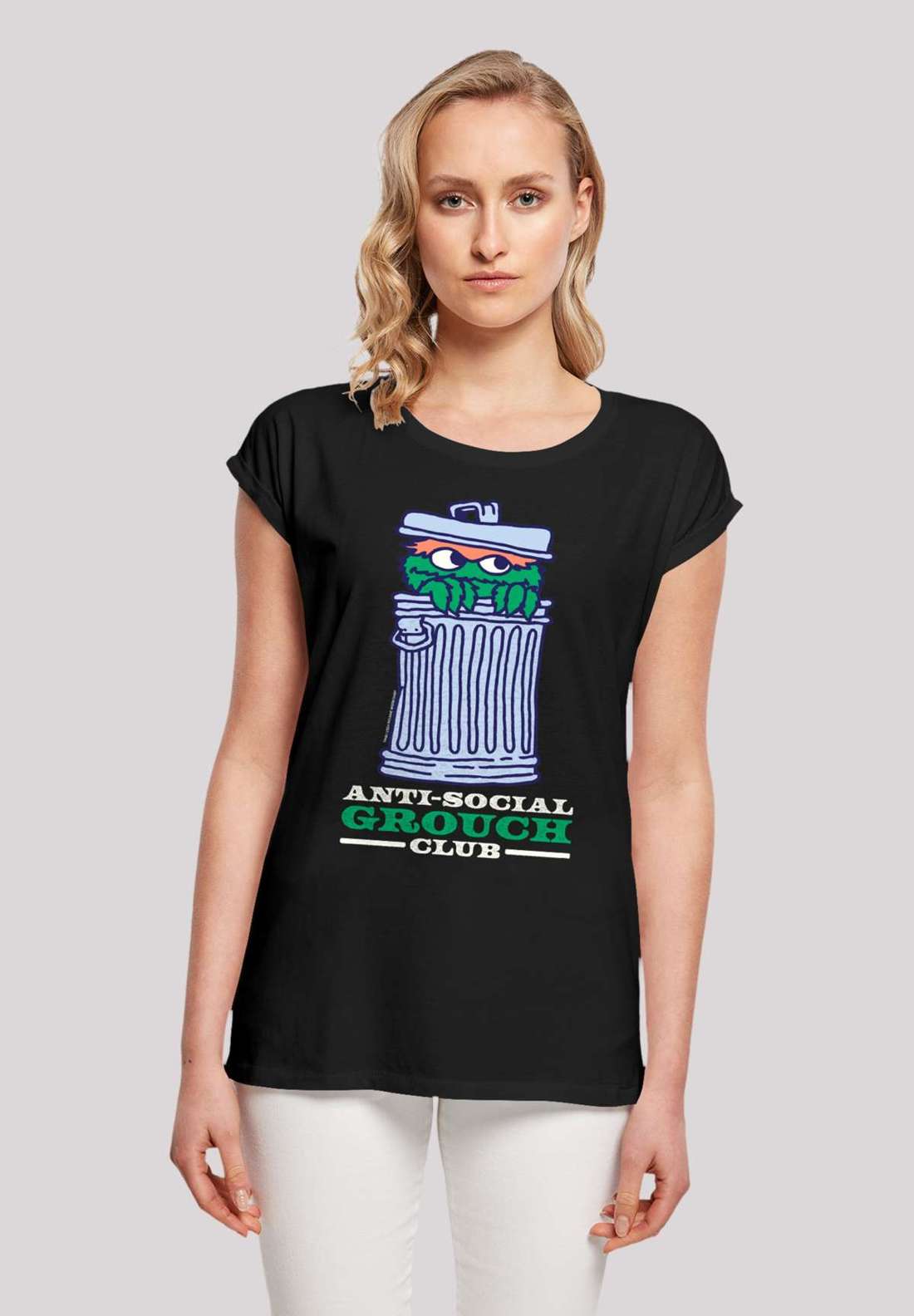 футболка Sesamstraße Anti Social Grouch Club