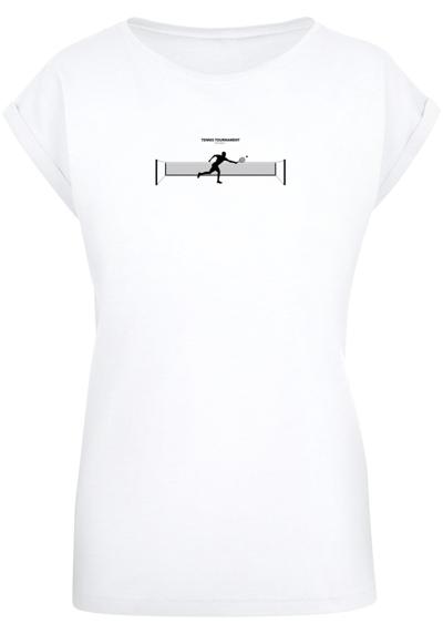 футболка Damen Ladies Tennis Round 1 Extended Shoulder Tee