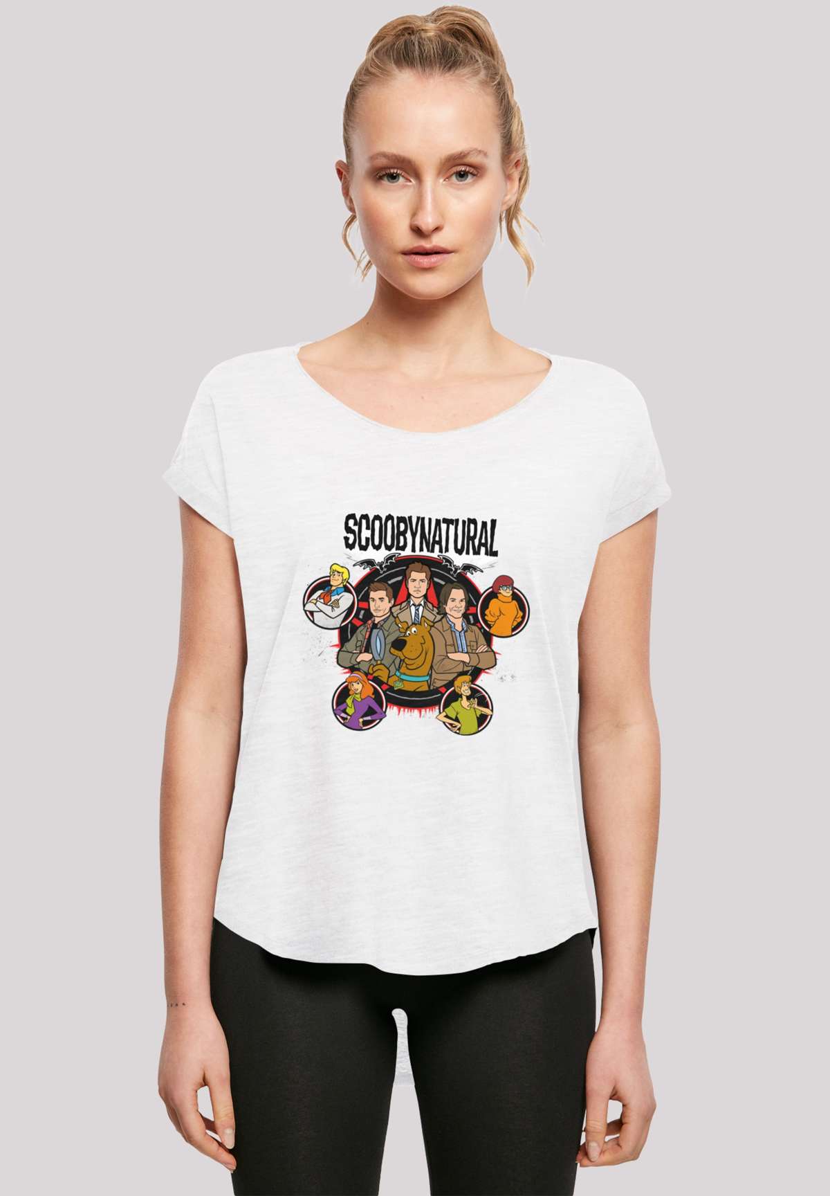 футболка »Long Cut T-Shirt `Scooby Doo Boys Characters Star`«