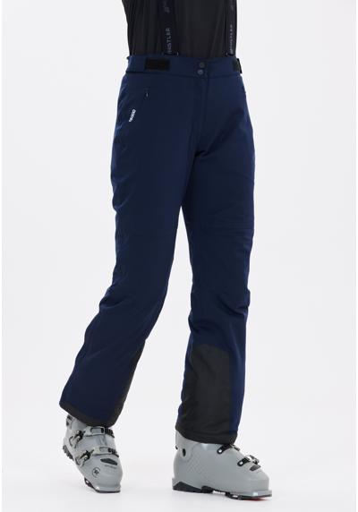 Лыжные брюки с водонепроницаемой трехслойной мембраной.
