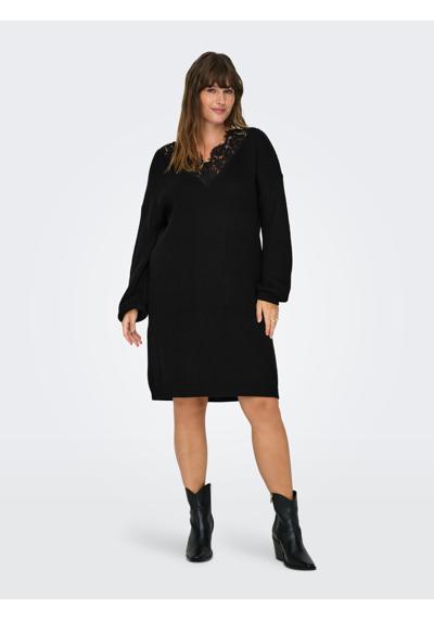 Трикотажное платье с кружевом по горловине CARXENIA LIFE L/S DRESS KNT