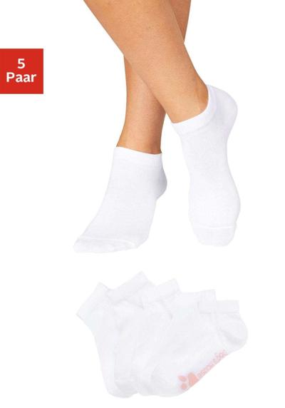 Носки-кроссовки (5 пар в упаковке) с милым рисунком в виде лап под подошвой.