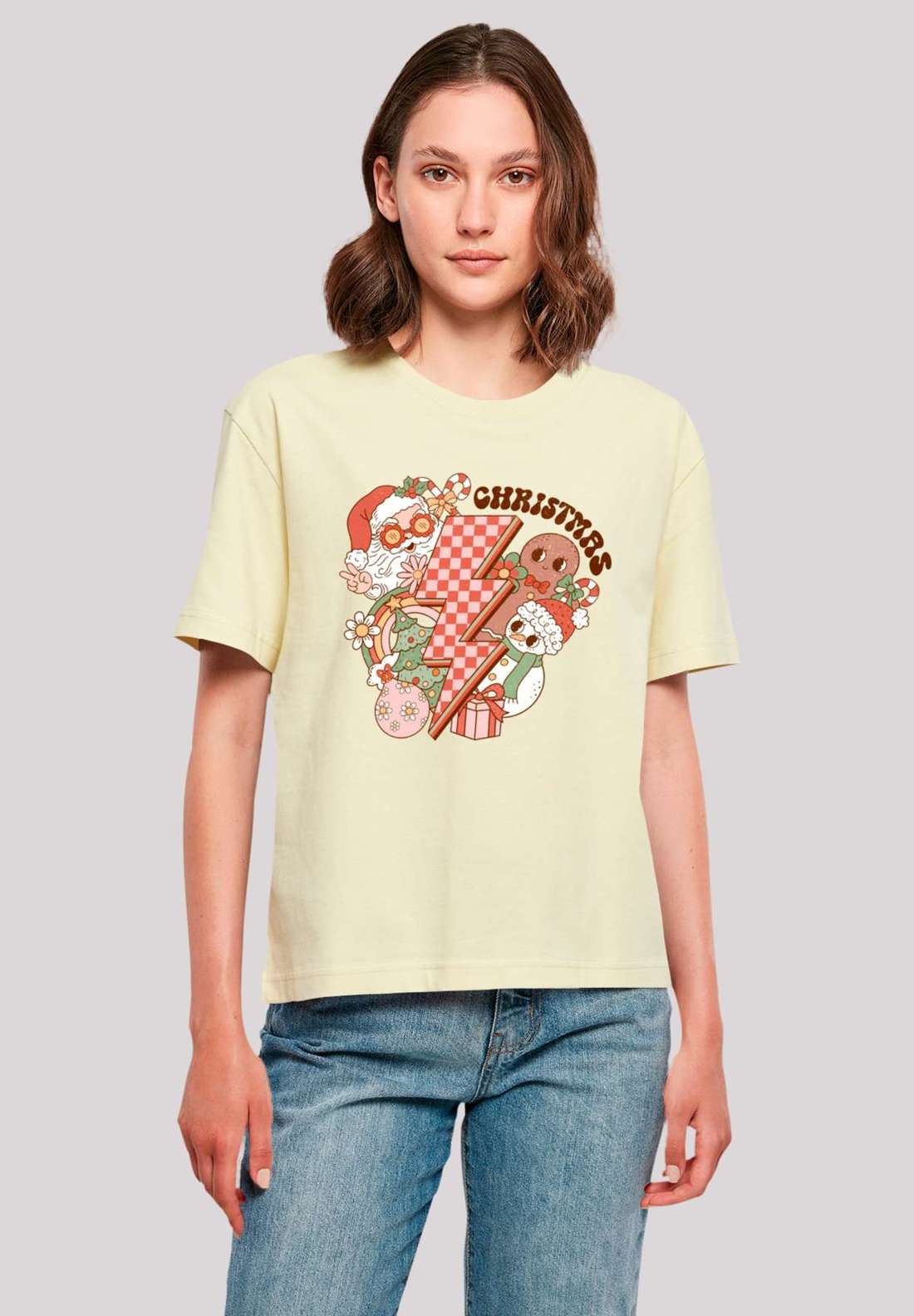 футболка Groovy Weihnachten Flash Cozy Vibes