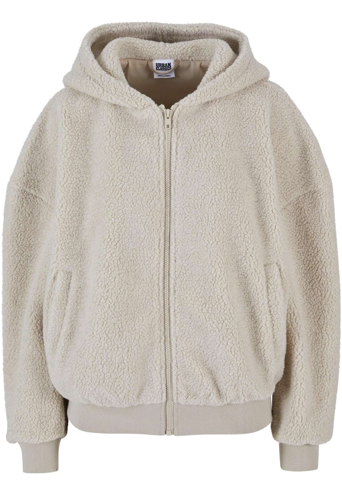 Толстовка Urban Classics Damen Ladies Oversized Sherpa Zip Hoody