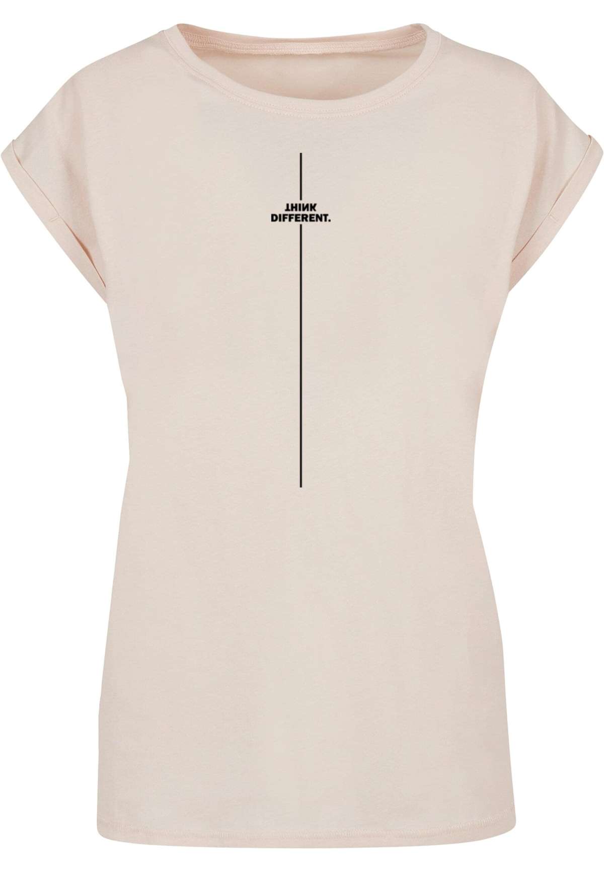 футболка Damen Ladies Think Different Extended Shoulder Tee