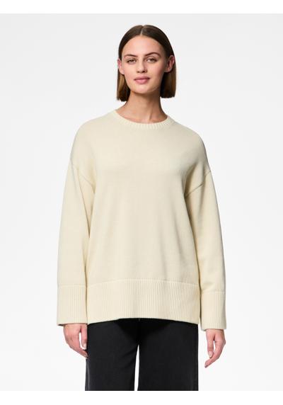 Свитер с круглым вырезом PCAVA LS O-NECK SLIT KNIT NOOS