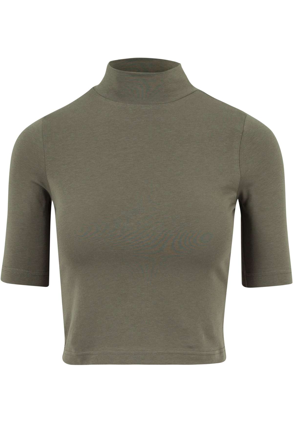 футболка »Urban Classics Damen Ladies Cropped Turtleneck Tee«