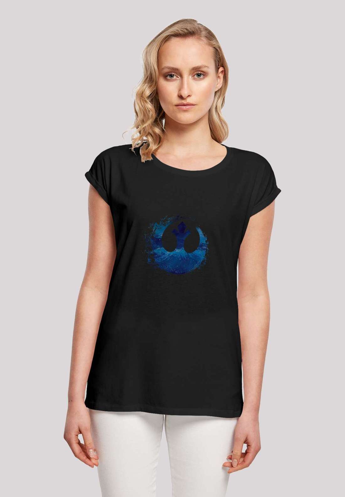 футболка `Star Wars Rise Of Skywalker Rebellen Logo Wave`
