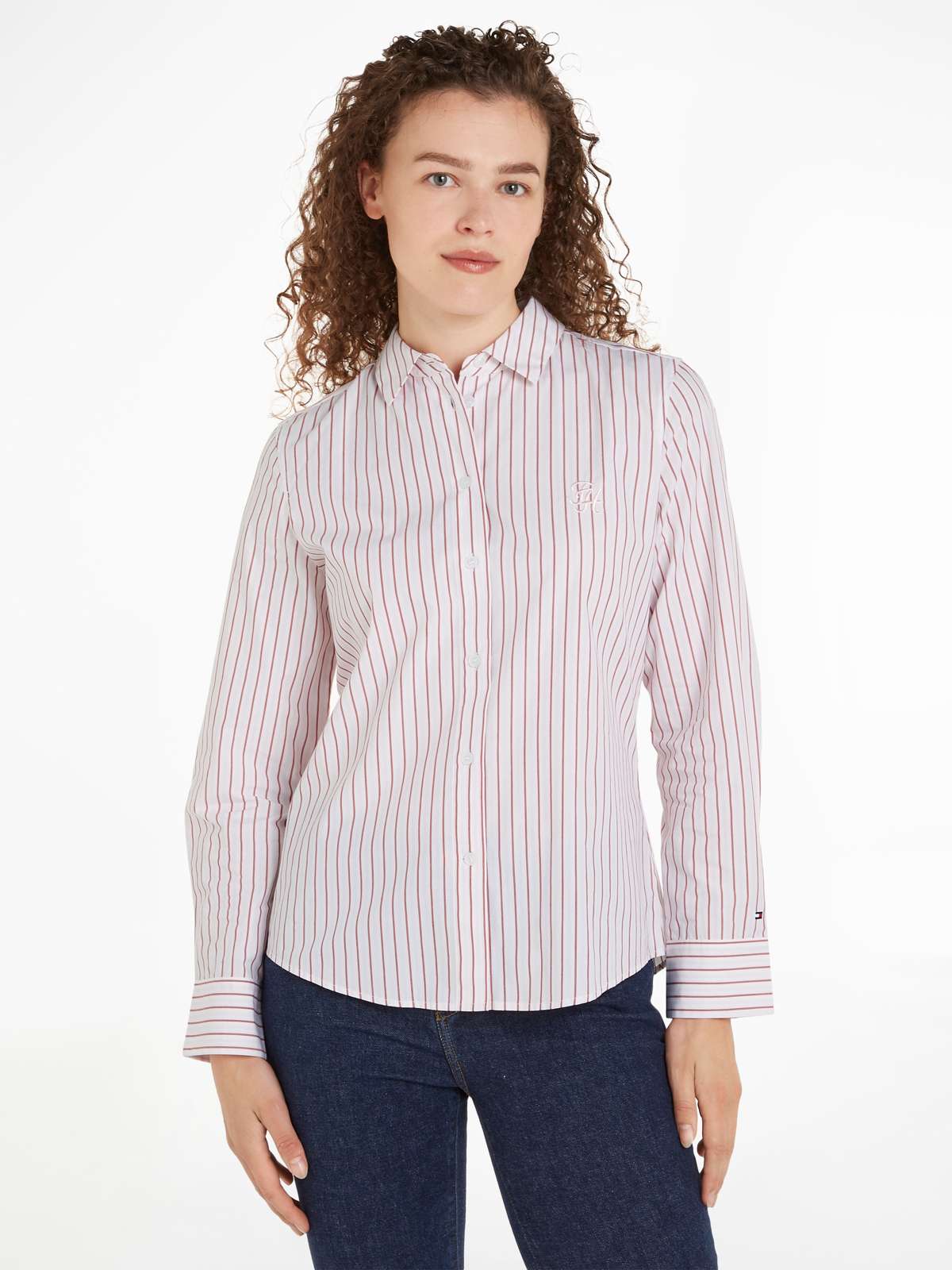 Блуза-рубашка в полоску STRIPE REGULAR SHIRT