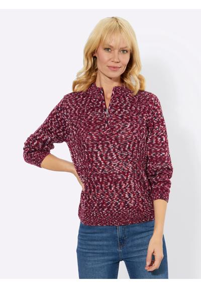 Свитер с воротником-стойкой Pullover