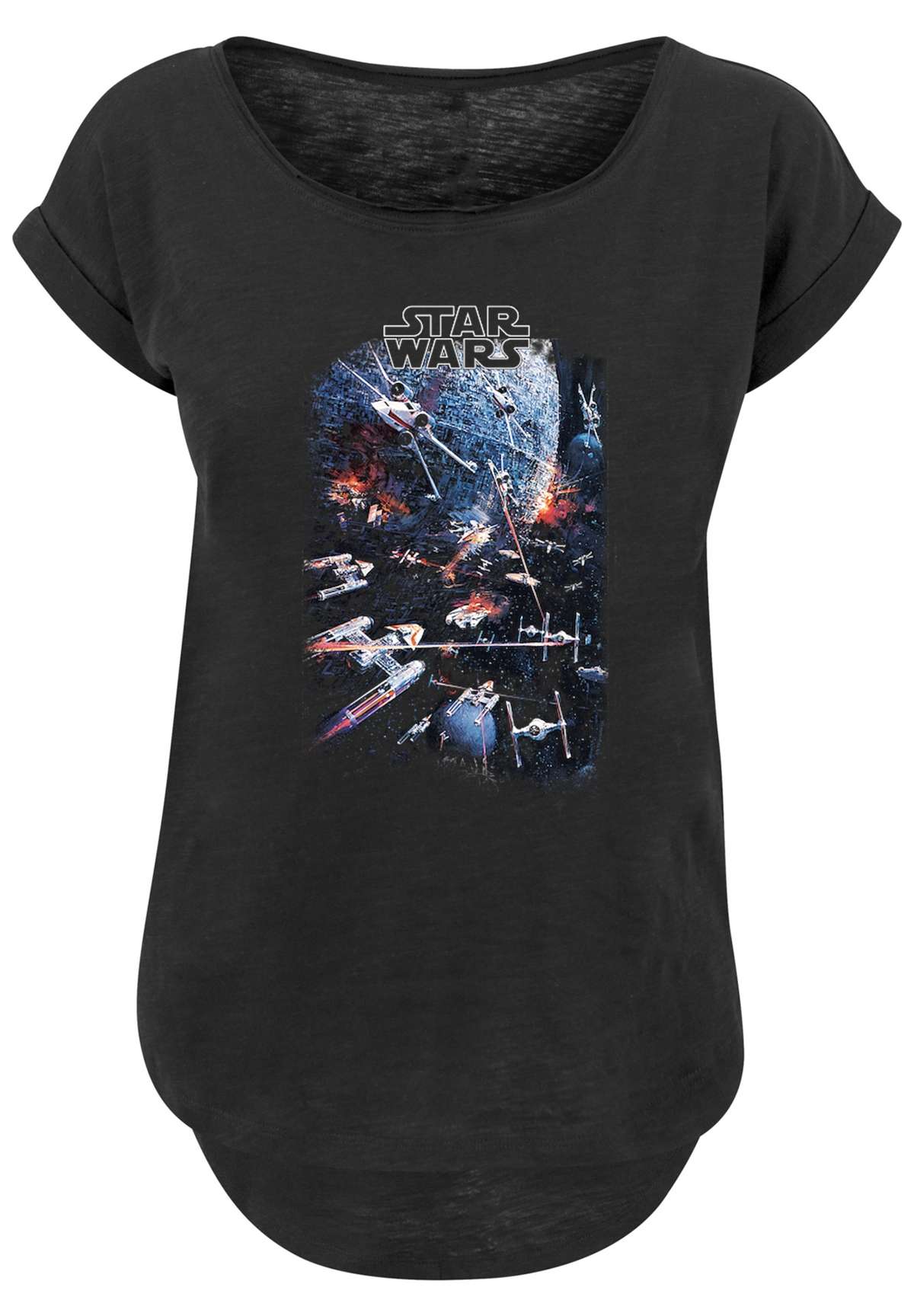 Рубашка с коротким рукавом »Damen Star Wars Universe- with Ladies Long Slub Tee«