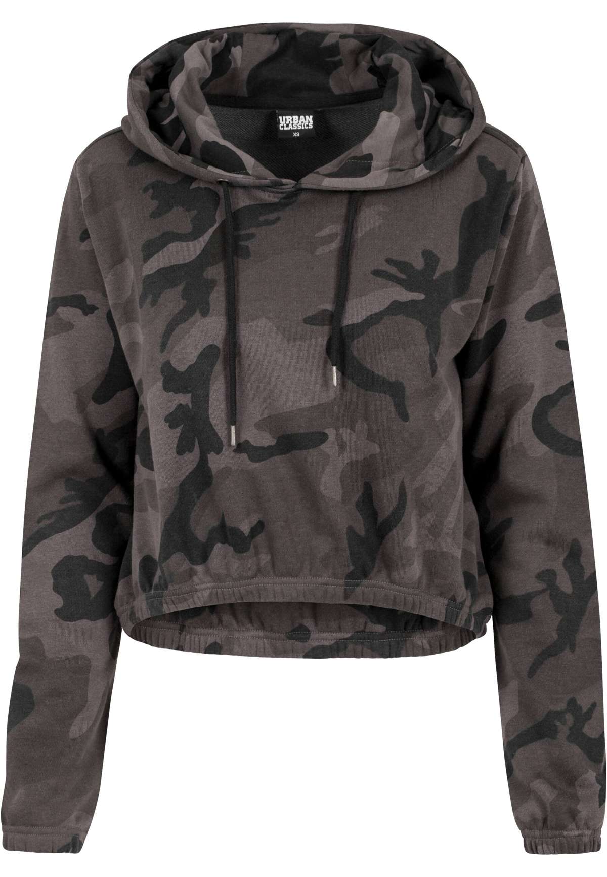 Свитер с круглым вырезом »Urban Classics Damen Ladies Camo Cropped Hoody«