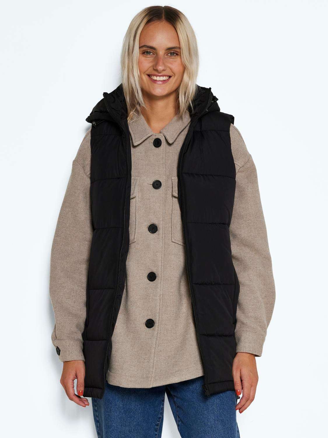 Стеганый жилет NMAURORA HOOD VEST NOOS