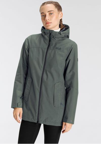 Функциональная куртка с капюшоном, водоотталкивающая, ветрозащитная и дышащая.