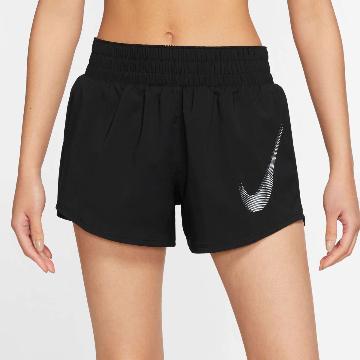 Шорты для бега»DRI-FIT ONE SWOOSH WOMEN`S MID-RISE RUNNING SHORTS«