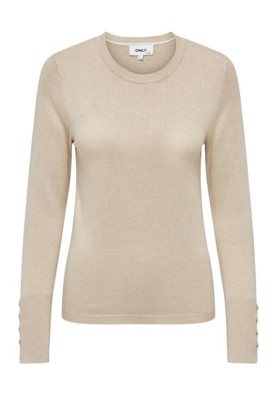 Свитер с круглым вырезом ONLJULIE LIFE LS BUTTON O-NECK CC KNT