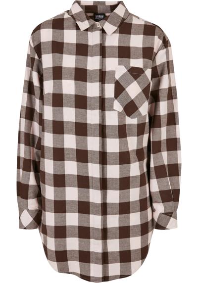 Платье-рубашка »Urban Classics Damen Ladies Oversized Check Flannel Shirt Dress«