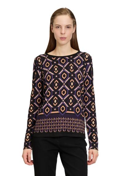 Вязаный свитер Feinstrickpullover mit Aufdruck