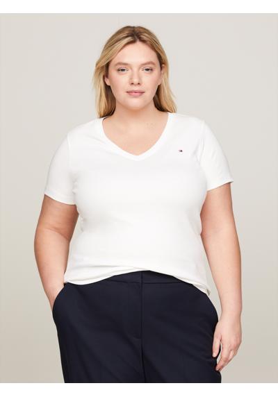 Футболка с вышивкой логотипа CRV NEW SLIM CODY V-NECK SS