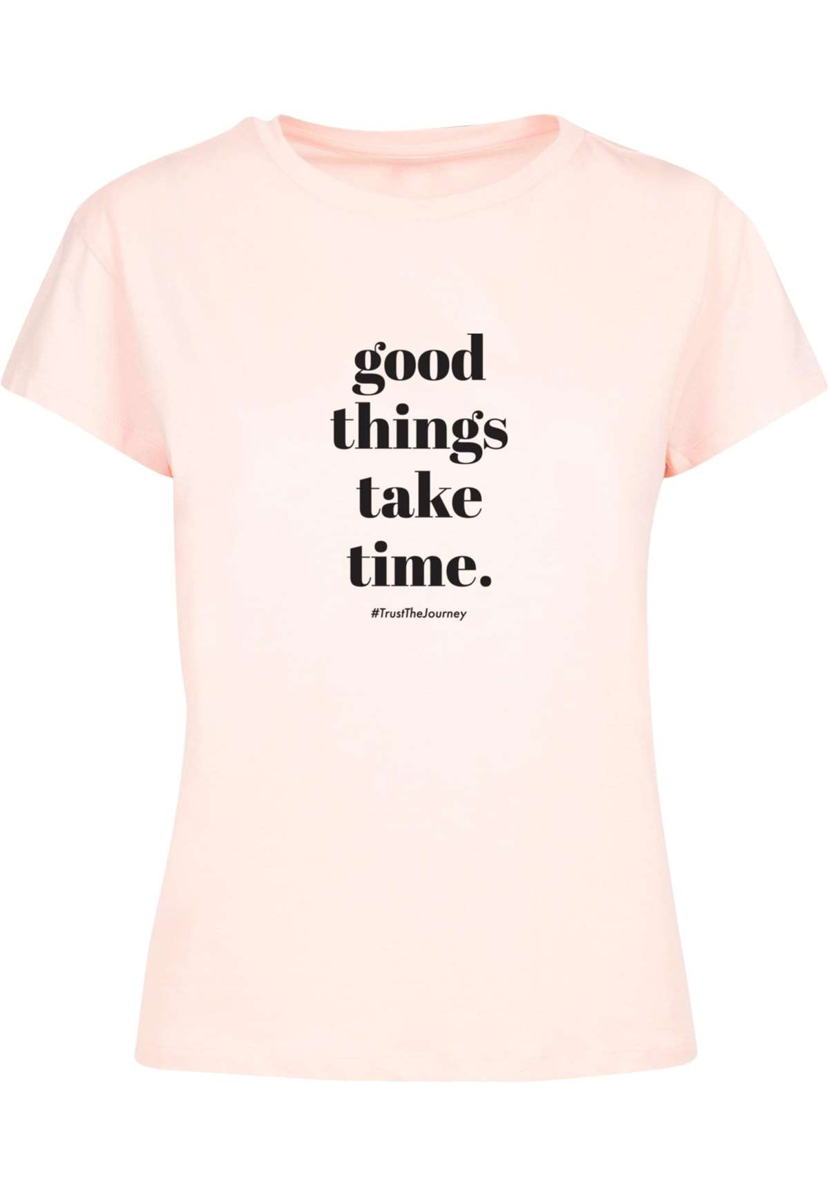 футболка »Damen Ladies Good Things Take Time Box Tee«