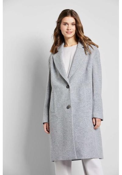 Шерстяное пальто с классическими лацканами