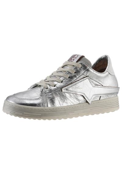 Кроссовки металлического цвета, повседневная обувь, полуботинки, туфли на шнуровке.