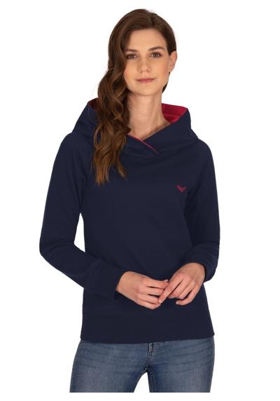 толстовка TRIGEMA Modischer Hoodie aus Biobaumwolle (kbA)