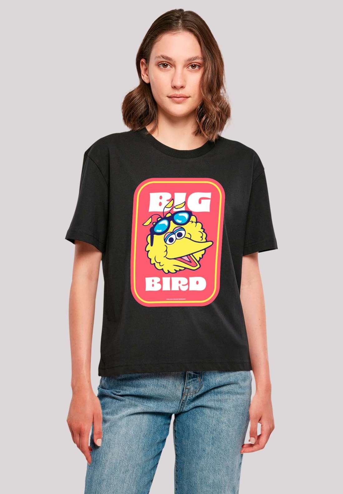 футболка Sesamstraße Bilbo Big Bird Sticker