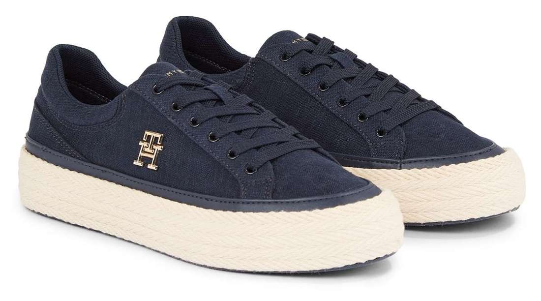 Кроссовки на платформе с уплотненным краем голенища VULC SNEAKER LINNEN