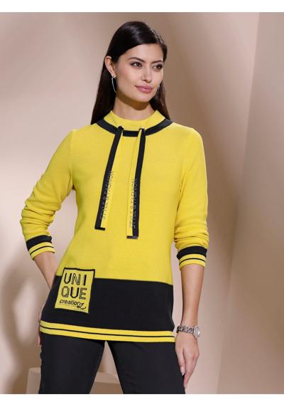 Свитер с воротником-стойкой Pullover