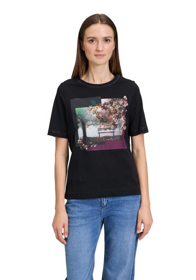 Рубашка с коротким рукавом Printshirt mit Rundhalsausschnitt